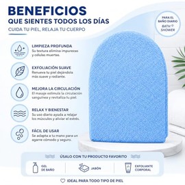 Manopla Exfoliante para Baño T Taio I Limpieza Corporal