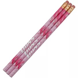 Detroit Lions Pink Pencils 6 Pack Pink