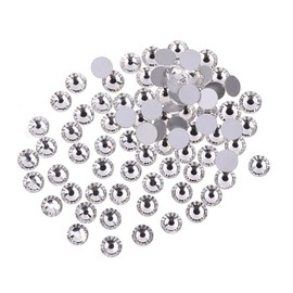 COHEALI 72pcs Flatback Crystal Rhinestones for Transparent Glass Embellishments for Decoration Shoes and More