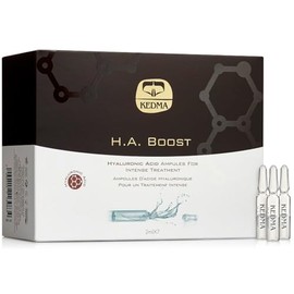 Kedma - H A Boost - Concentrated Hyaluronic Acid Ampoules - Instant Hydration and Volume - For All Skin Types - 7 x 2ml