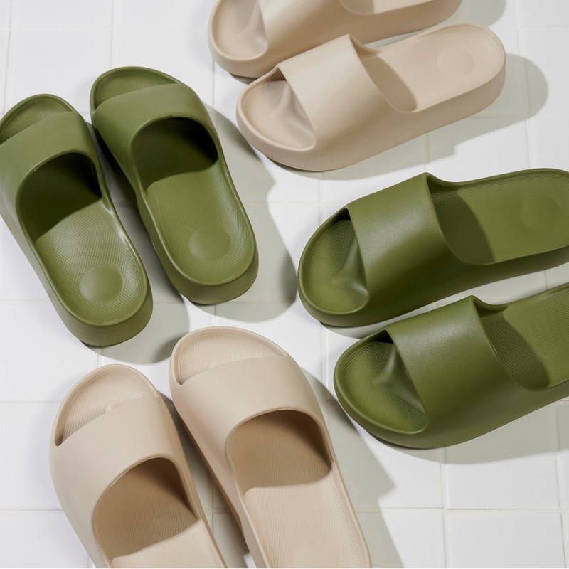 JAJU [JAJU] Platform Multi-purpose Shoes 250-270mm Khaki