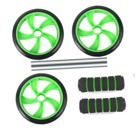 CORHAD 3 Abdominal Roller Exercise Machines Fitness Equipment Fitness Equiment Yoga Mats Ab Roller Wheel Wheels Belly Exercise Equipment Ab Roller for Fitness Exercise Wheel for Training