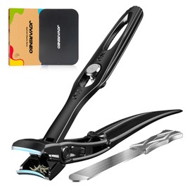 Ultra Wide Jaw Opening Nail Clippers Set, Extra Long Handle Toenail Clippers for Seniors Thick Toenails, Heavy Duty Large Clippers Cutter, Fingernail Clippers Gifts for Seniors, Men & Women Elderly