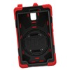 Tablet Case Silicone Hard PC Precise Cutouts Adjustable Strap Rotating