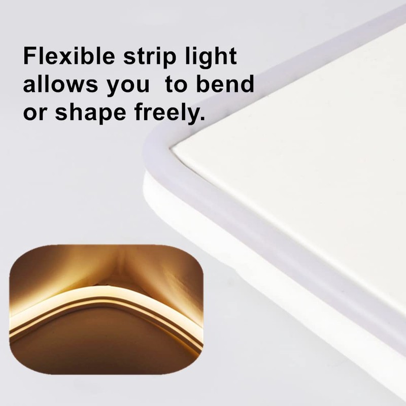 M.best 6.56ft USB LED Strip Lights Waterproof Flexible LED Neon