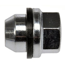 Dorman 611-205.1: M12-1.50 Wheel Cover Retaining Nut - 20mm Hex, 29.5mm Length