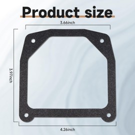 Valve Cover Gaskets Compatible with Kohler 7000 for The 7000 Model Engines with Stamped Steel Valve Covers, 4 Pcs, Black
