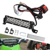 Motorcycle LED Light Bar & ON-Off Switch Headlight kit for