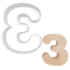 Number 3 Cookie Cutter - 3 Sizes
