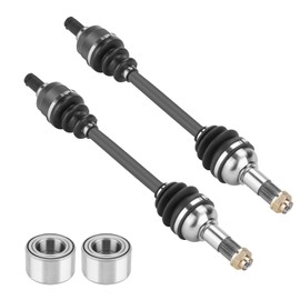 Chabushi Rear Left Right CV Axle Drive Shaft & Wheel Bearing Set for Yamaha Grizzly 500/700 YFM700 YFM550 Kodiak 450 2018-2021 ATV Axle Replacement for 28P-2530V-00-00