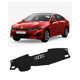 FIILINES Dash Cover for Kia K5 2021-2024 (Without HUD) Dashboard Cover for Kia K5 Dash Mat Mesh Protector Black