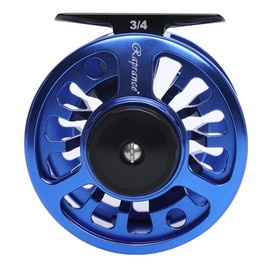 Raprance Fly Fishing Reel,CNC-Machined Aluminum Alloy Fly Reel Large Arbor Fly Reel, 3/4, 5/6, 7/8 wt Blue(7/8wt)