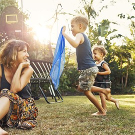 Dadabig 20 PCS Silk Dance Scarves, Juggling Scarves Square Scarves Multicolor Rhythm Band Scarves for Kids Adults, 20 Colors, 60 x 60 cm