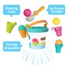 Yookidoo Ice Cream Bucket - Baby Bath Toys Scoop 'N'