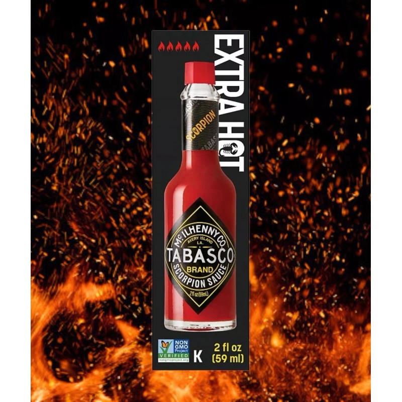 Tabasco Extra Hot Scorpion Pepper or Habanero Pepper Sauce 2