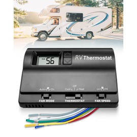83303862 Rv Thermostat Replacement for Heat/Cool T-Stat Wall Thermostat, Rv AC Digital Thermostat Fits for Coleman Mach, Temperature Adjustment from 37℃ to -1℃