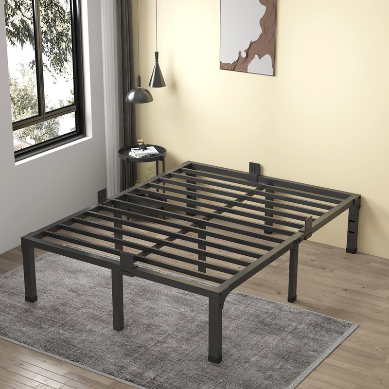 MAF 14 Inch Metal Platform Queen Bed Frame, Heavy Duty