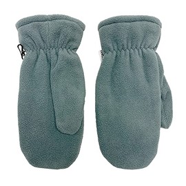 Broner Ladies Fleece Glitten, Mitten with Glove Liner, Grey, M/L