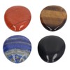 4Pcs Thumb Worry Stone Stress Relief Meditation Small Portable Oval
