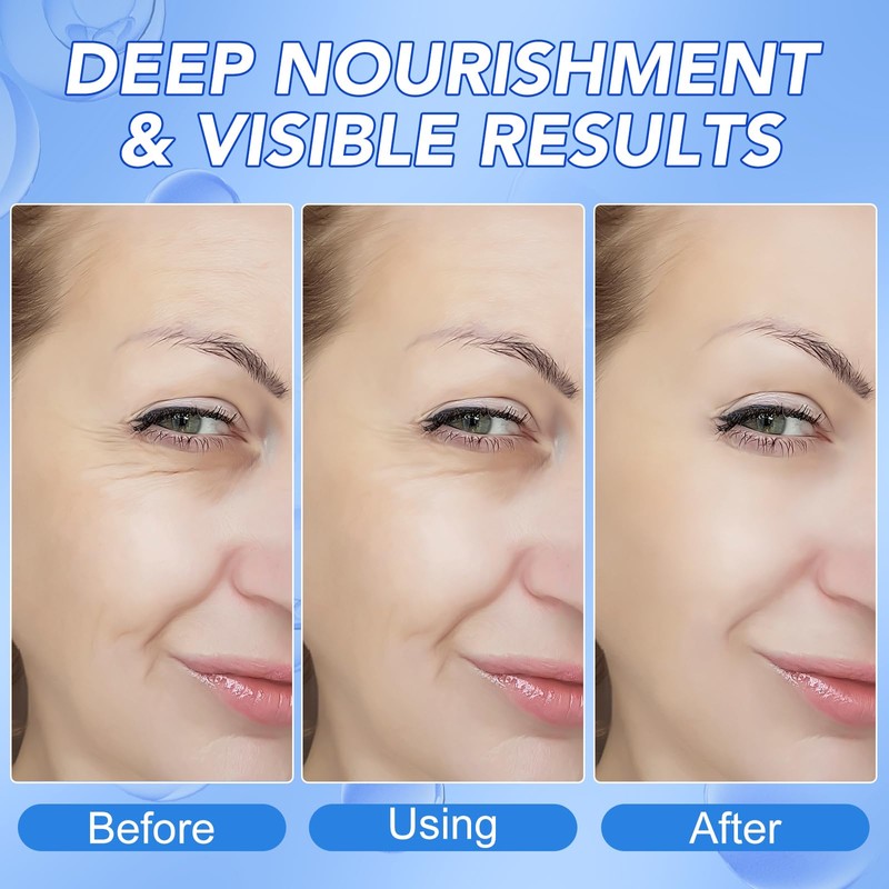 Collagen Mask, Overnight, Deep Moisturising Anti-Wrinkle Lifting, Hydrogel Mask for