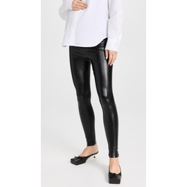 commando Women's Faux Leather Maternity Legging, Black, l