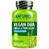 NATURELO Vegano DHA - Aceite Omega 3 de algas. 120