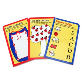 Hygloss Products Student Alphabet Language Cards, Uppercase Letters - 32 Write & Wipe for Kinesthetic Learning