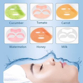 Facial Mask Machine, Face Mask Maker Multi-Function Natural Fruit Vegetable Collagen Cream Mask Machine USB Rechargeable DIY Automatic Facial Care Face Mask Maker Machine