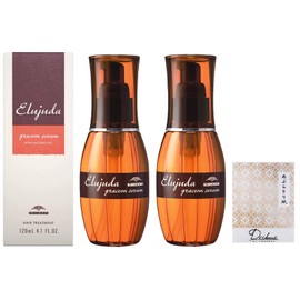 Milbon Elujuda Grace On Serum, 4.2 fl oz (120 ml) x 2 Bottles, Leave-In Treatment, Hair Oil, Damage Care, Glossy, Moisturizing, Made in Japan, Genuine Product, Comes with Paper (4.2 fl oz (120 ml) x 2