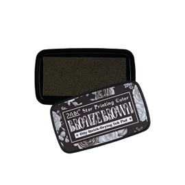 Sgphrzlt Washable Stamp Pads, Craft Ink Pads for Rubber Stamps, Finger Embossing Pigment Ink Pads for Stamping, Perfect for Scrapbook Card Making & DIY Projects, Brown