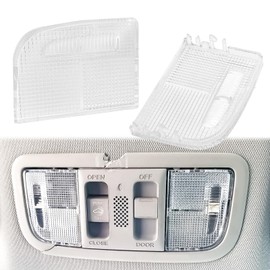 NOTISH 1Pair Interior Reading Light Lens Cover Car Roof Map Light Dome Light Cover Adjustable Compatible with Honda Accord Hybrid Civic Element Odyssey Pilot Ridgeline OEM 34401-SDA-A21 34402-SDA-A21