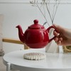 London Pottery Farmhouse Teapot with Infuser, Red, 2 Cup (600