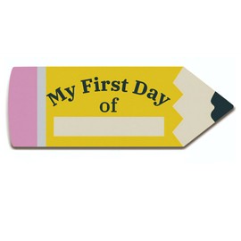 First Day of School Sign Board Printing Pencil Back to School Supplies Chalkboard 1st Day of School Sign for Kids Boys Girls Kindergarten Preschool Back School Supplies