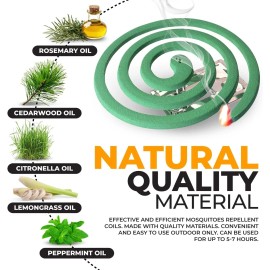 1881 Rogers 16 Coils Supreme Pro Mosquito Repellent Coils - Outdoor Use Reaches Up to 10 fts