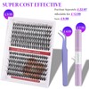 Cluster Lashes Extensions Kit 240 Pcs D Curl Individual Lashes