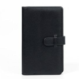 Easy Hood Photo Album, Photo Album with 108 Pockets for Instant Camera, PU Leather Photo Box, Card Holder, 3 Inch Film Photo Book, Black