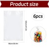 JiuXinYuKeJi 6 Pcs 90x120CM Extra Large Clear Plastic Storage Bags