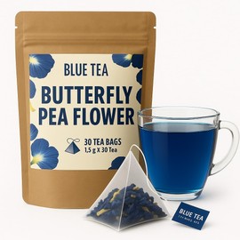Butterfly Pea Flower Tea – Natural Blue Tea – Tea Bags – Herbal Infusion for Relaxation & Wellness - Color-Changing