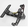 Motorcycle Adjustable Angle License Number Plate Frame Holder Bracket for