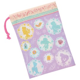 Skater KB62-A Children's Cup Bag, 8.3 x 5.9 inches (21 x 15 cm), Plincess, 23 Made in Japan