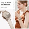 Leather Bands Compatible with Garmin Lily 2, 14mm Top Grain