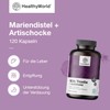 HealthyWorld® Milk Thistle + Artichoke Capsules - Liver Support &