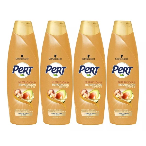 Schwarzkopf Professional Shampoo Pert Nutrición Argán Y Aceite Aguacate 4 Pack 650ml