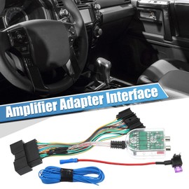X AUTOHAUX Add an Amp Amplifier Adapter Interface to Factory Radio System for Ford Edge Focus Fusion Explorer Plug and Play Harness