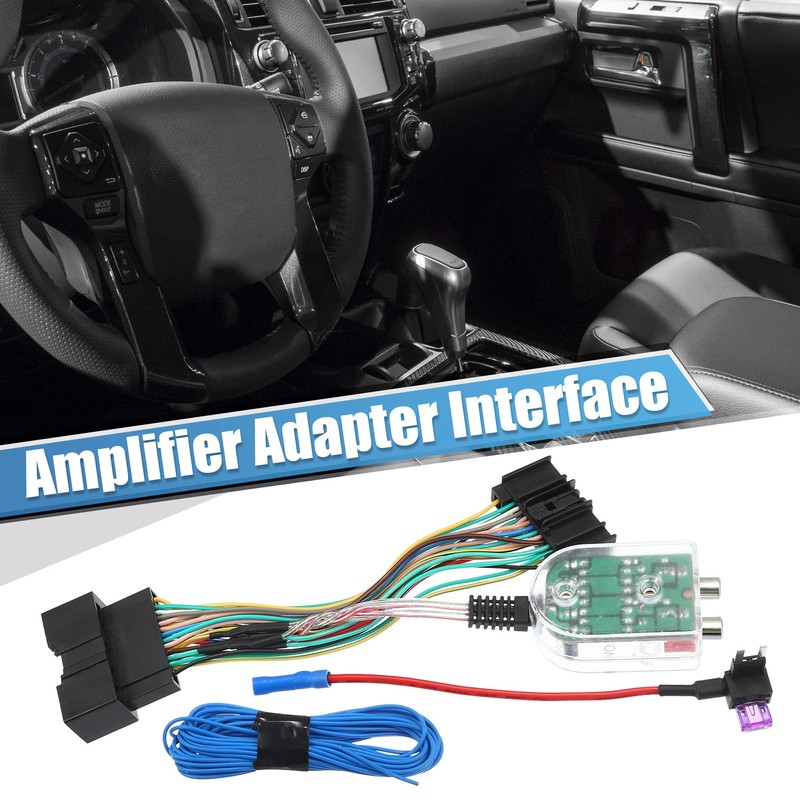 X AUTOHAUX Add an Amp Amplifier Adapter Interface to Factory