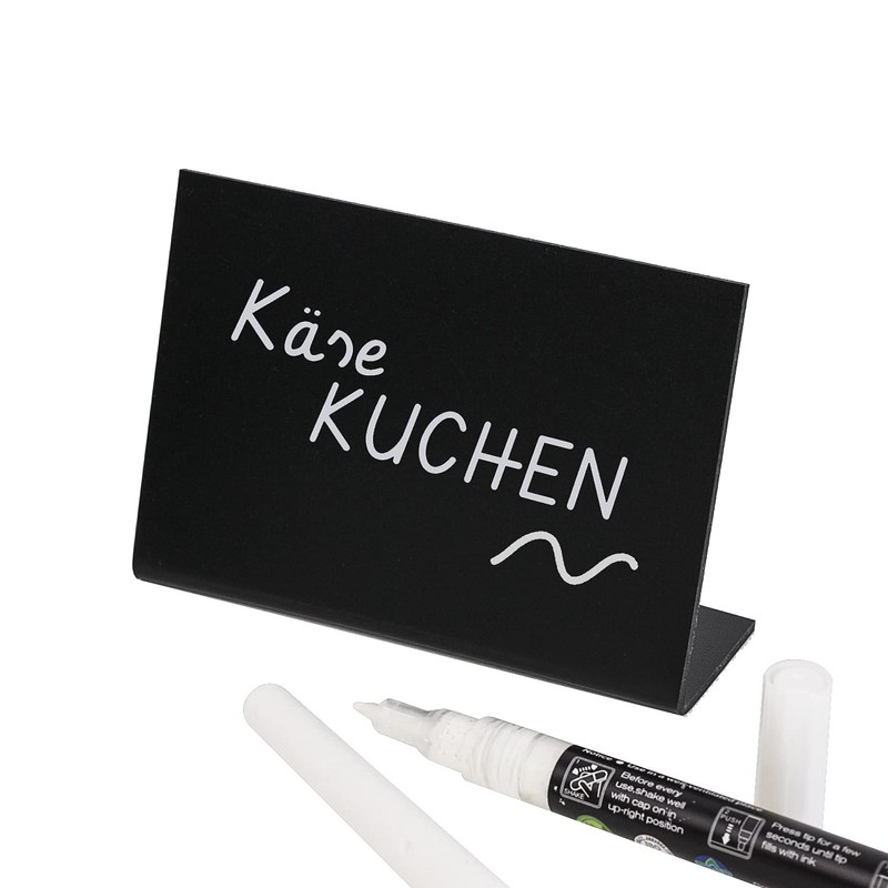 HMF 46424 Table Stand Chalkboard | 10 Pieces | L-Stand
