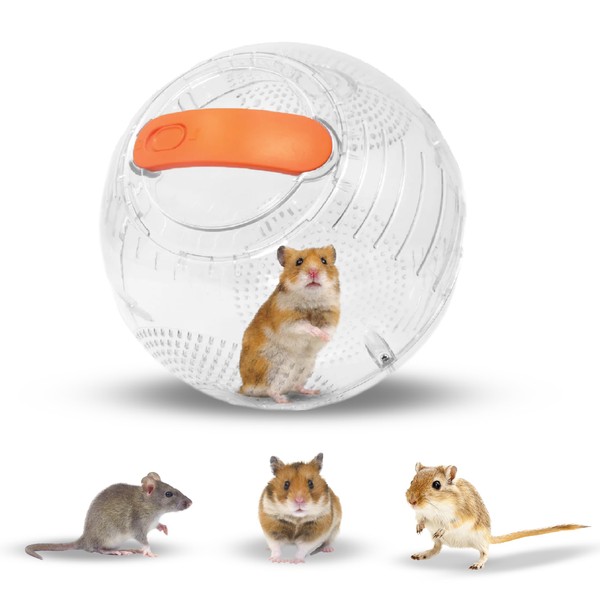 Happy Habitats 7" Roam Clear Hamster Ball - Unique Dwarf