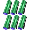 LEAGY 6 Pack UV Ultra Violet Blacklight 9 LED Flashlight