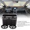 Car Armrest Storage Box Foldable Bottle Holder Universal Vehicle Tissue