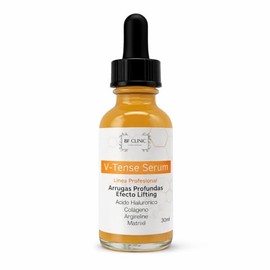 iIef-Clinic Laboratorios V-Tense Sérum Facial, 30ml, Efecto Lifting con Ácido Hialurónico y Colágeno, Línea Profesional para uso diario en casa o en cabina spa
